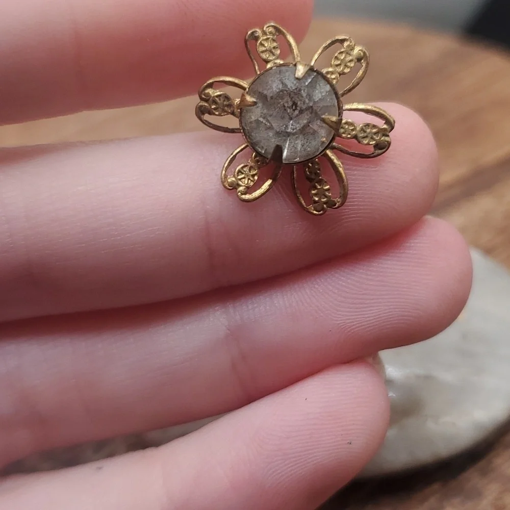 Edwardian lace antique‎ pendant